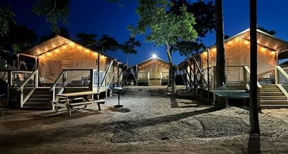 Family Bonding in Style: Safari Tent Glamping Experience in Cibolo, TX