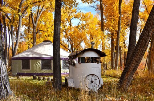 Secluded Woodland Yurt Getaway on Gunnison River in Southwest Colorado