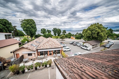 Zimmer „Rotkehlchen“ mit Seeblick, privatem Balkon und WLAN