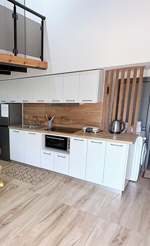 Private kitchen - 2 Cozy 1-bedroom apartments in  Tirana (tirana)