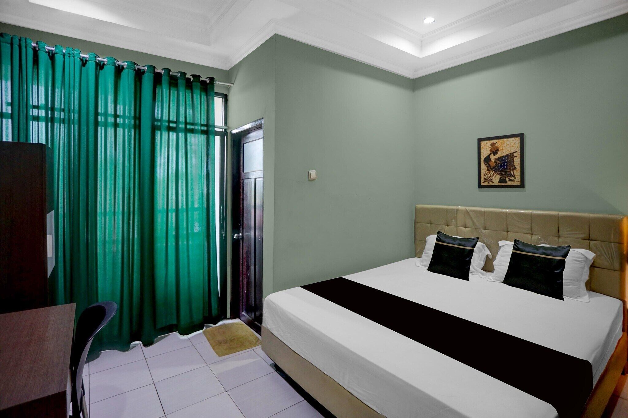 1 chambre, bureau, Wi-Fi gratuit, draps fournis