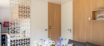 Caravane confortable en pleine nature