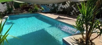 Beautiful villa themed room with large pool