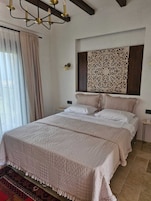 Quarto casal, vista para o vale | Roupas de cama de algodão egípcio, roupas de cama premium