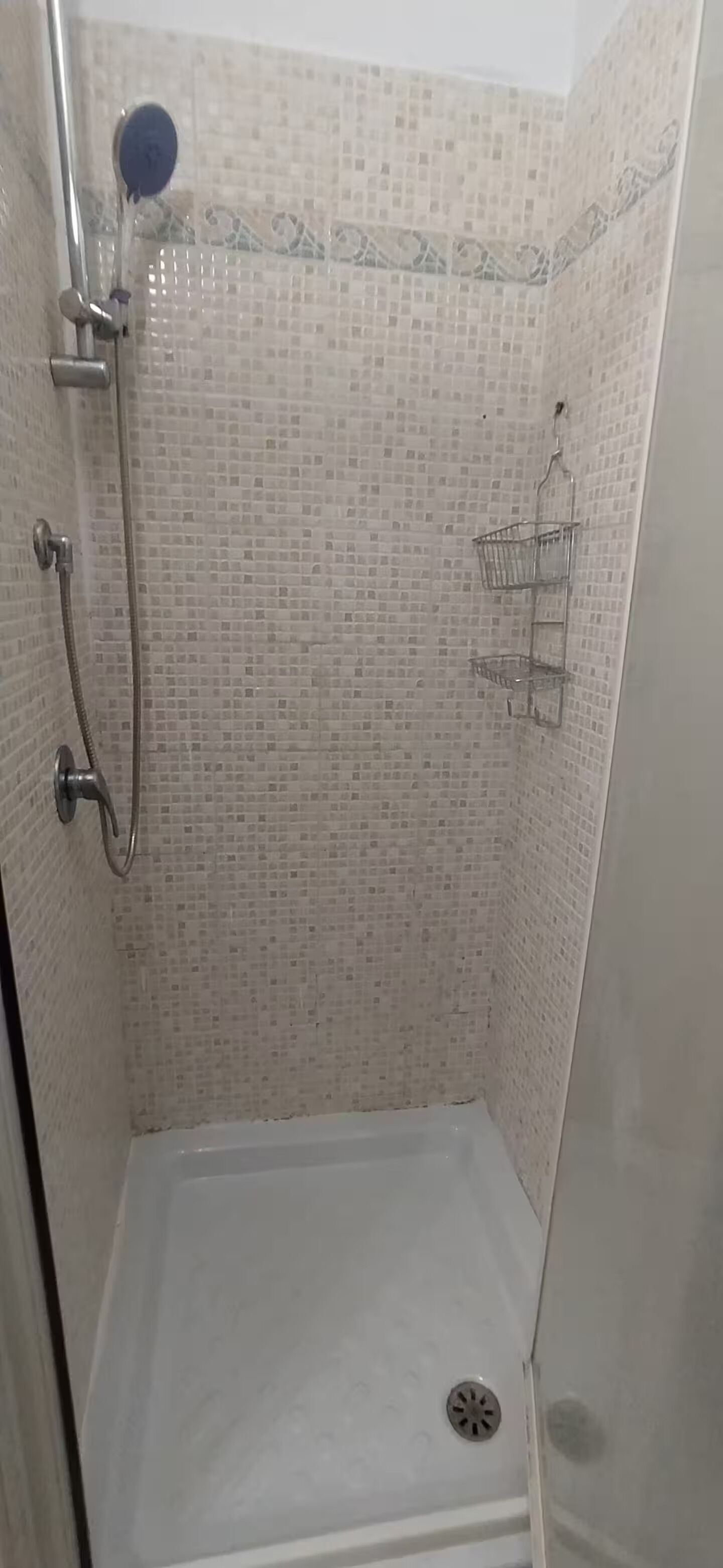 Hair dryer, bidet, towels, soap