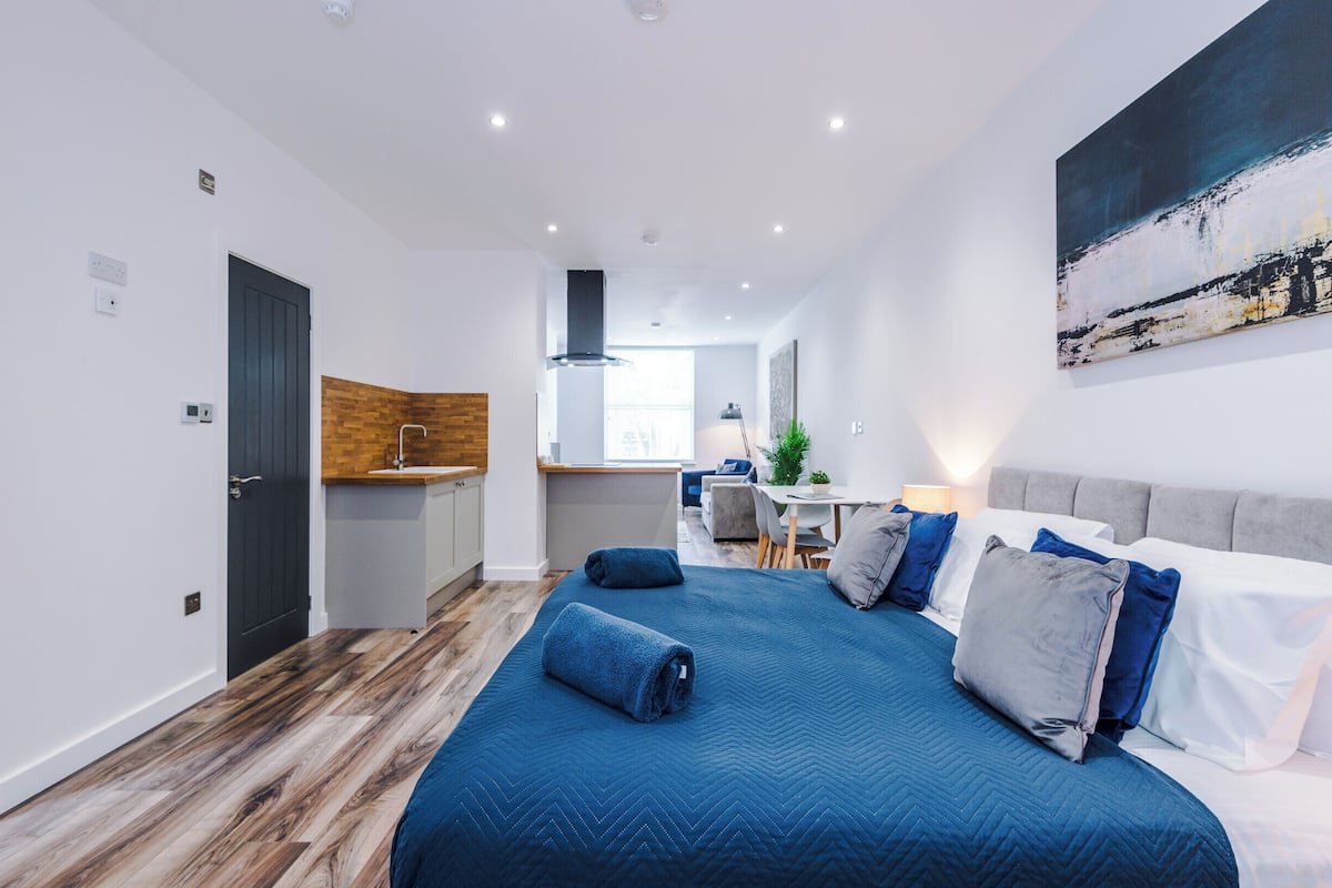 Classic Apartment, 1 King Bed with Sofa bed | Free WiFi