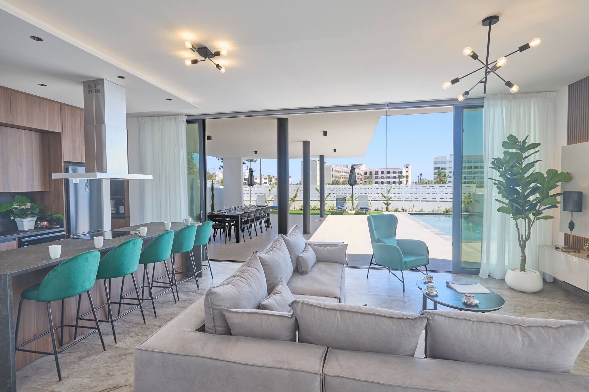Villa, 4 Schlafzimmer, eigener Pool, Gartenblick | Lounge