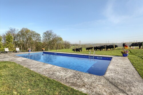 Luxury Angus Ranch Estate • Pool & HotTub • Private 50-Acre Retreat Near Hershey