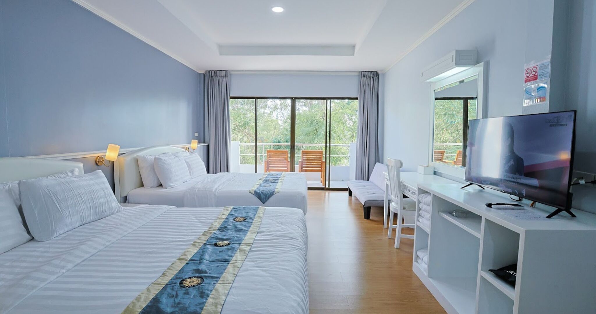 Superior-Doppel- oder -Zweibettzimmer, Gartenblick