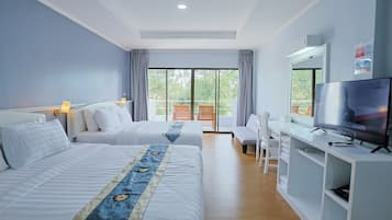 Dobbelt- eller tomannsrom – superior, hageutsikt