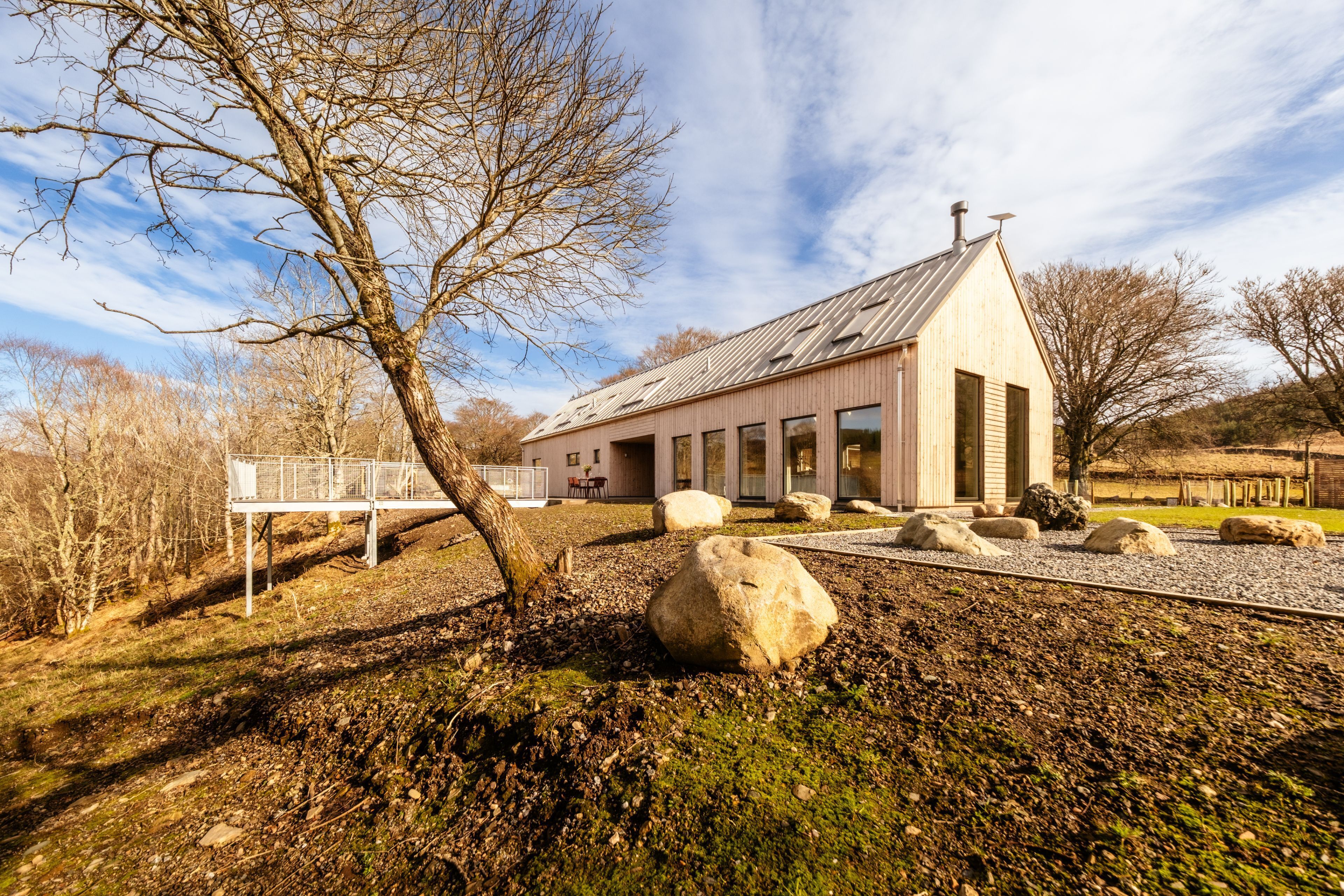 Larch House, idyllically situated on the southern edge of the Cairngorms National Park