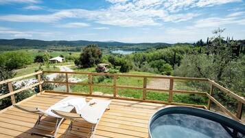 Family Tent, Lake View | Terrace/patio