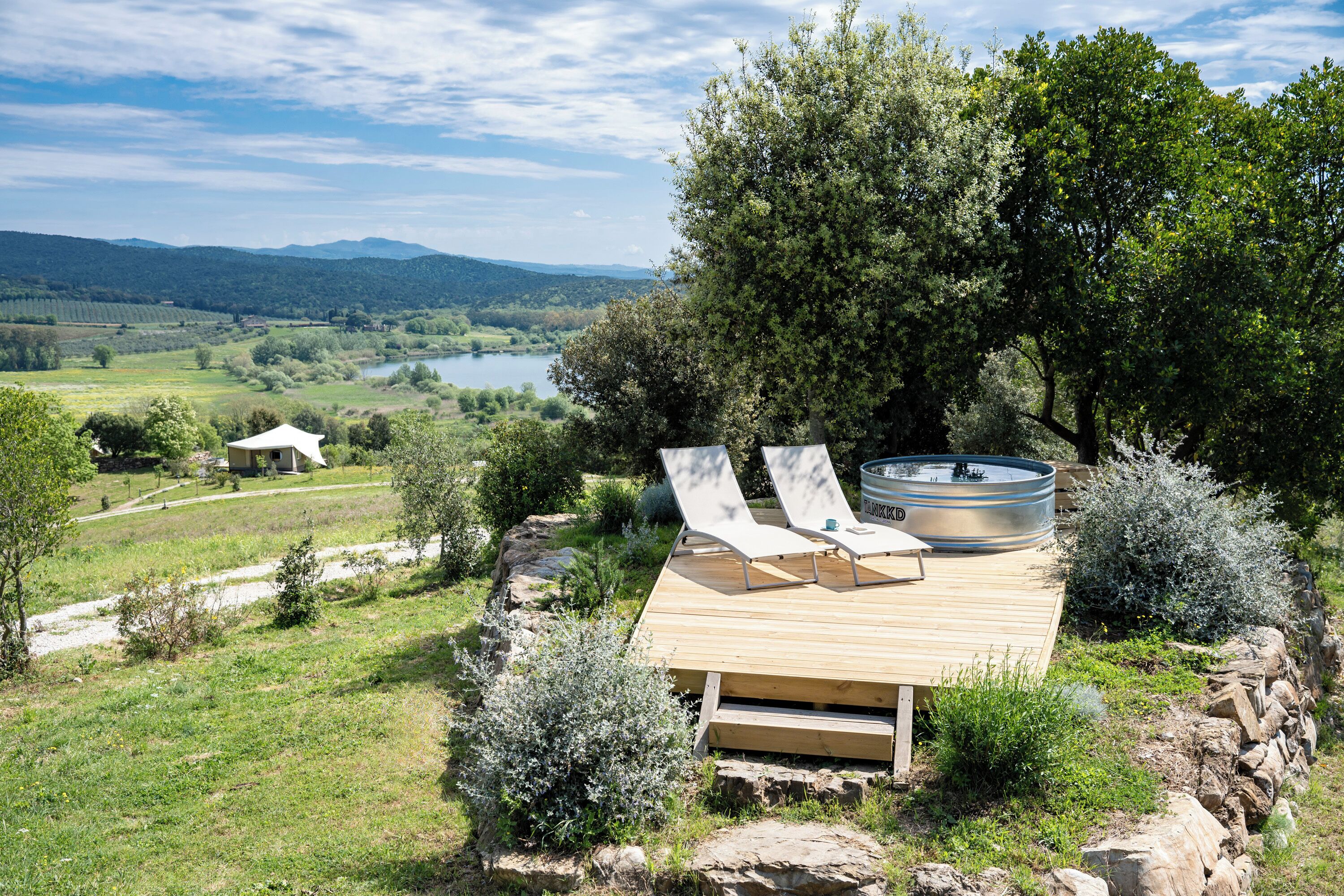 Family Tent, Lake View | Terrace/patio