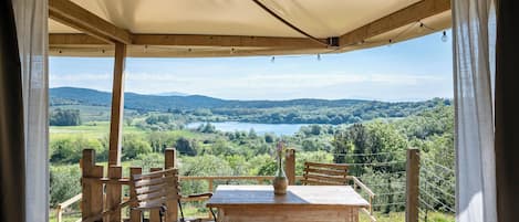 Tent, Lake View | Terrace/patio