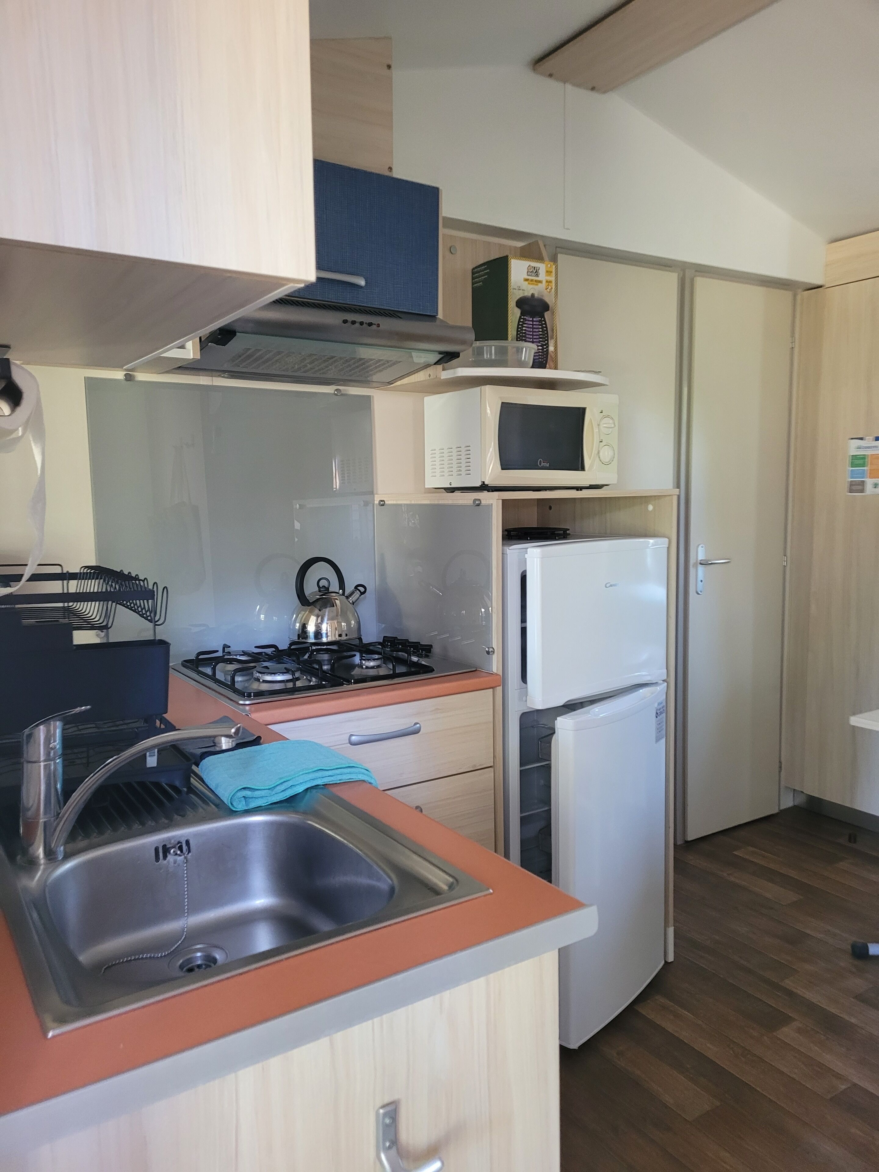 Casa móvil | Cocina privada | Trona infantil
