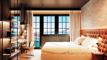 Chambre Double Deluxe, vue fleuve | Vue de la chambre
