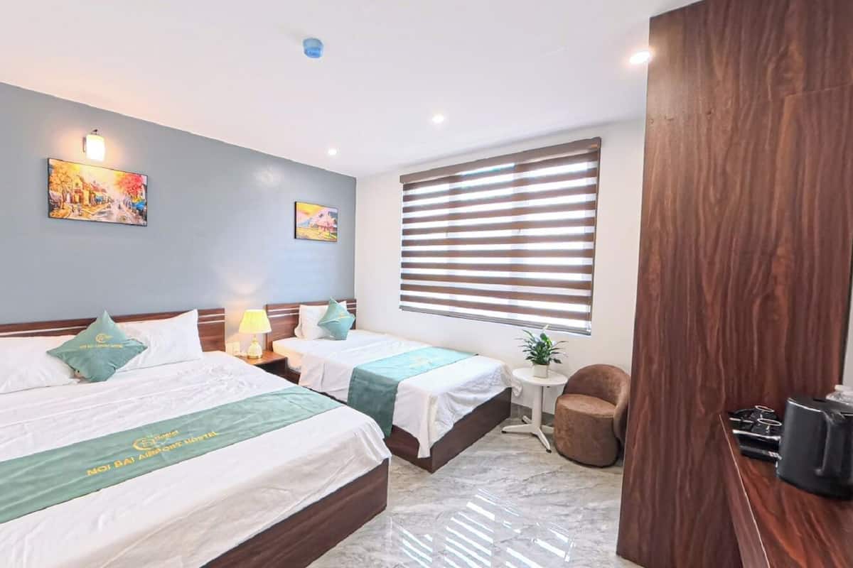 Værelse med 2 enkeltsenge - byudsigt