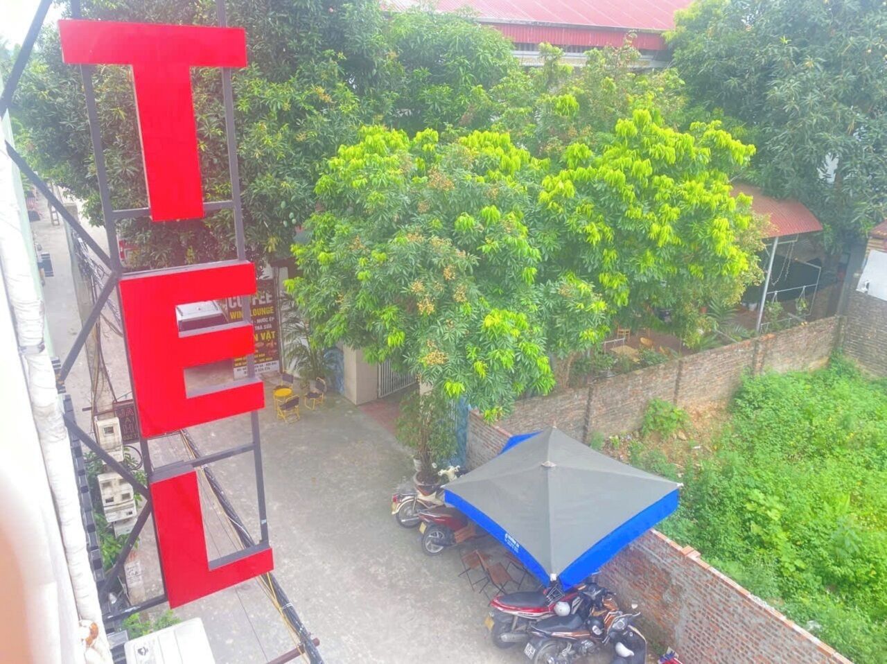 Fachada da propriedade