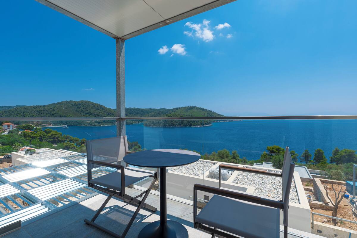 Junior Suite Panoramic Sea View | Balcony view