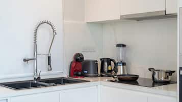 Villa, Private Pool | Private kitchen | Fridge, microwave, oven, dishwasher