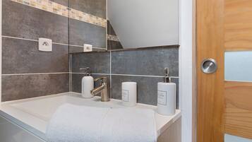 Shower, hair dryer
