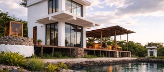 Natural Lake Retreat Luxury Villa with private natural lake and Stunning Views