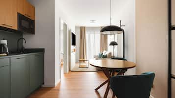 Comfort Suite | Private kitchen | Espresso maker, electric kettle