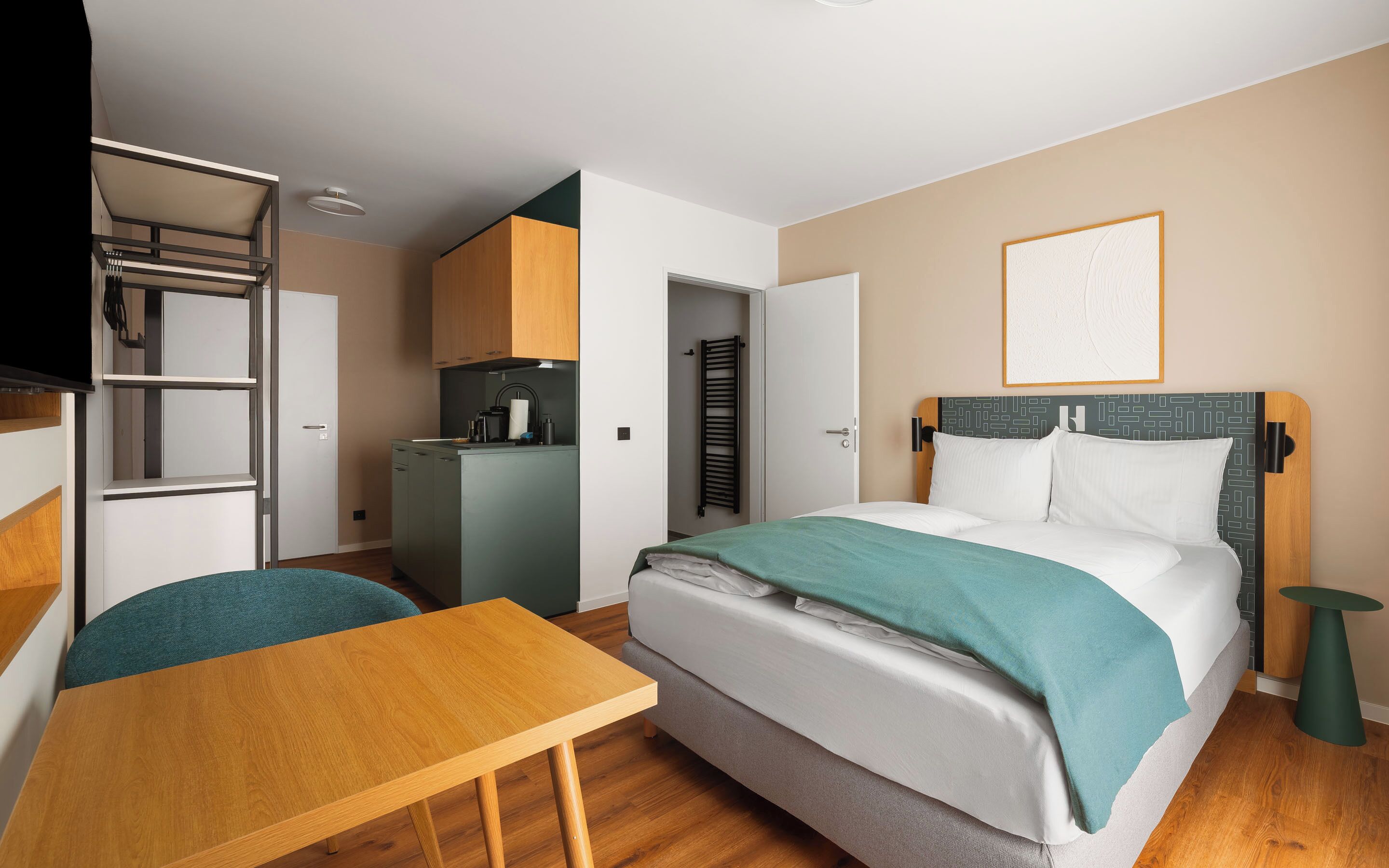 Suite | Individually decorated, individually furnished, desk, laptop workspace