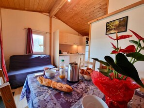 TV - Peaceful chalet, pets allowed - 4 guests (Usson-en-Forez)