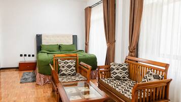 Family Double Room, Balcony, Mountain View | Free WiFi, bed sheets