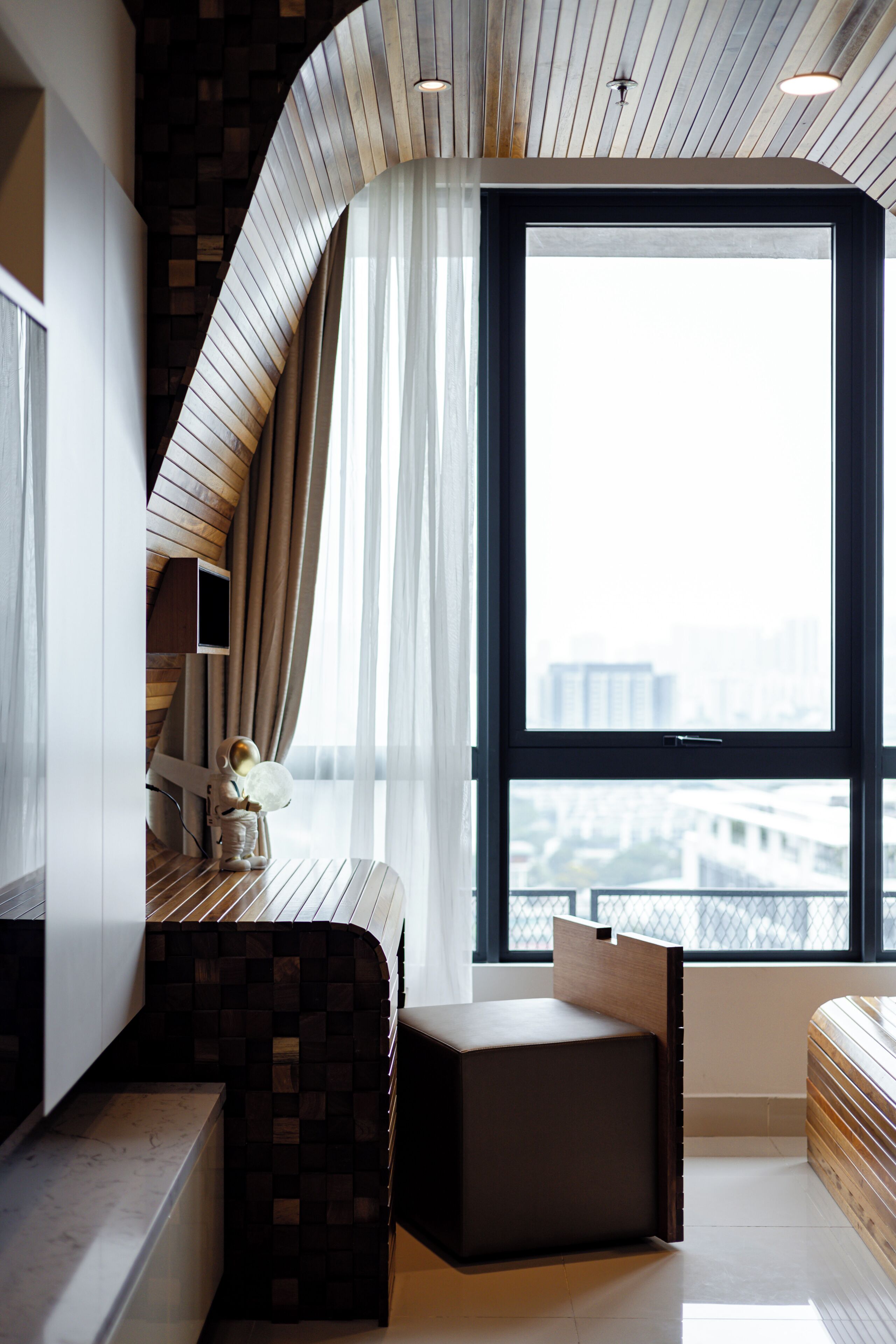 Appartement Luxe, cuisine, vue ville