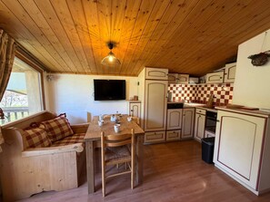 Interior - Cozy studio with mountain view - 4 guests (Demi-Quartier)