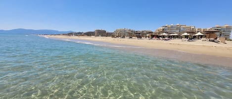 On the beach