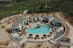 Outdoor pool - Premium Villa - Kyklio Pavilions Nafplio (Nafplio)