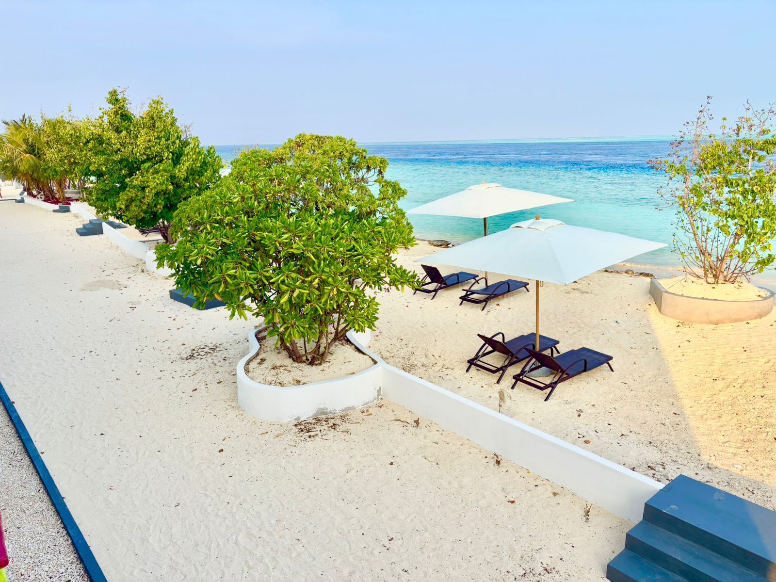 Private beach, white sand, snorkeling, fishing