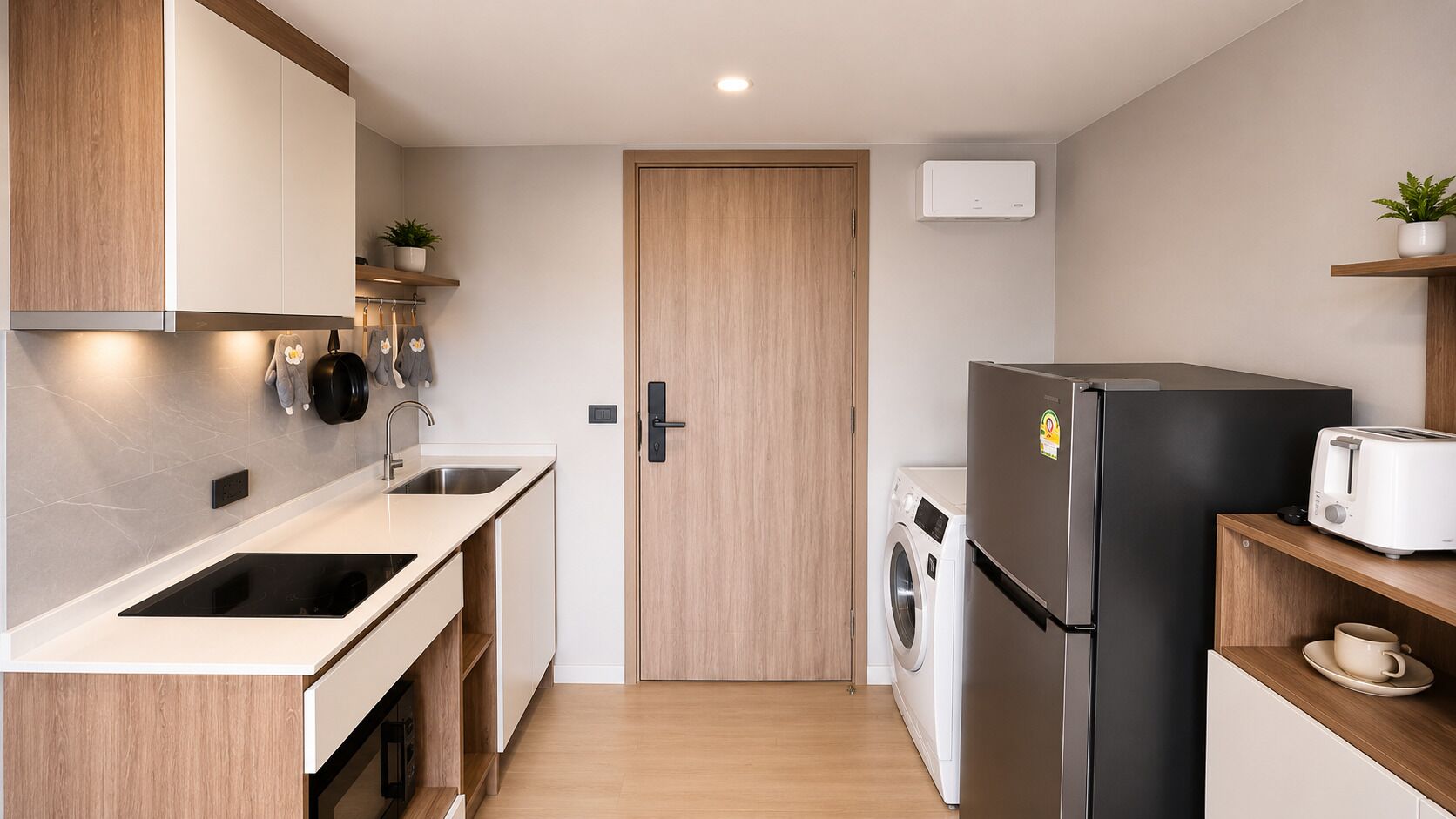 Apartment, Balcony, City View | Private kitchenette