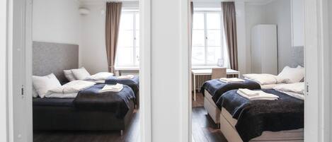 4 bedrooms, iron/ironing board, Internet, bed sheets