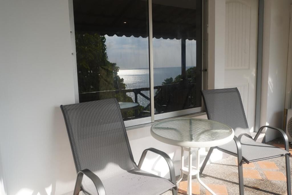 Superior tweepersoonskamer, balkon, uitzicht op zee | Buiten dineren