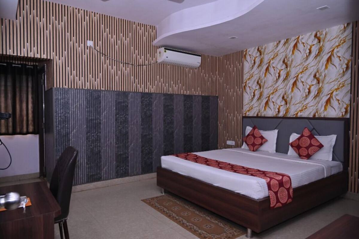 Quarto casal executivo, vista para a cidade