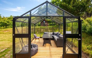 Outdoor dining - 3 bedroom amazing home in Ebeltoft (Ebeltoft)