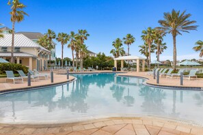 A heated pool - Top floor penthouse corner condo 365 with ocean views! (Palm Coast)