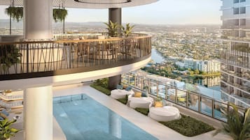 Indoor pool, outdoor pool