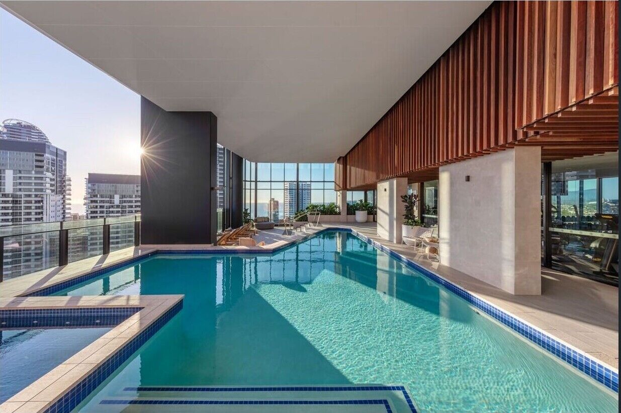 Indoor pool, outdoor pool