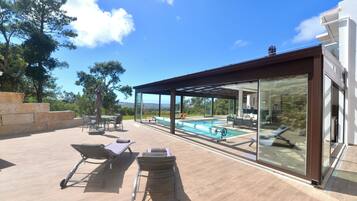 Indoor pool, a heated pool