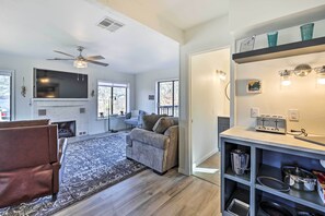 House (2 Bedrooms) | Interior - Hot Tub, Pool, Dock: 2 Cabins Lakeview Grand Lake (Grove)