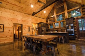 Dining - 4BR Cabin Retreat with Hot Tub and Game Room (Broken Bow)