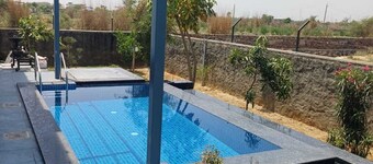 2BHK villa in 16k sqft farmhouse wth view f mini forest nd arawali mountain rnge