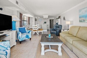 Condo, 2 Bedrooms | Living area - Oceans 607 2 Bedroom Condo (North Myrtle Beach)