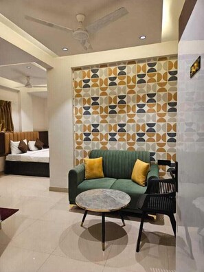 Deluxe dubbelrum - utsikt mot staden