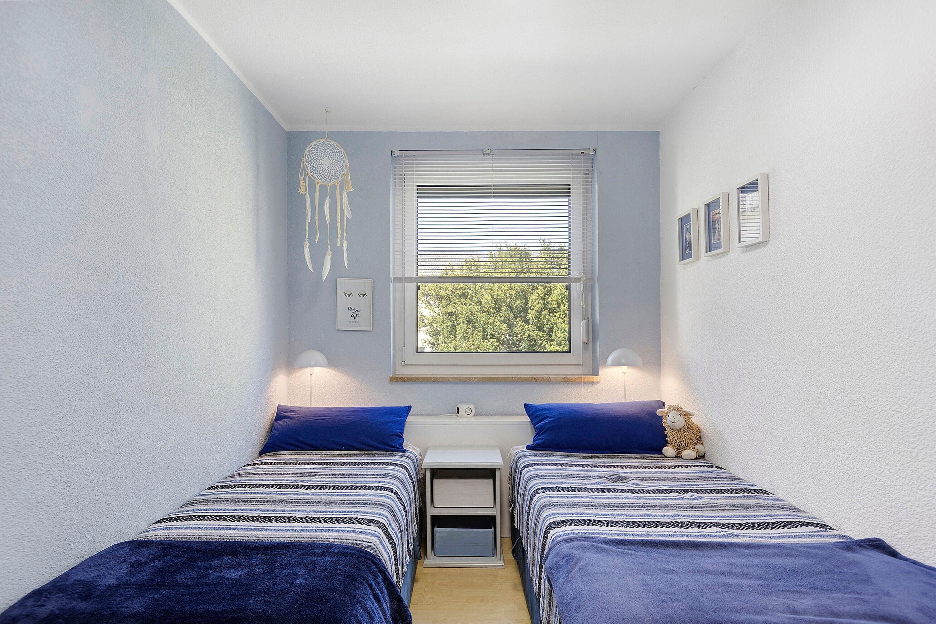 2 chambres, fer et planche à repasser, Wi-Fi, draps fournis